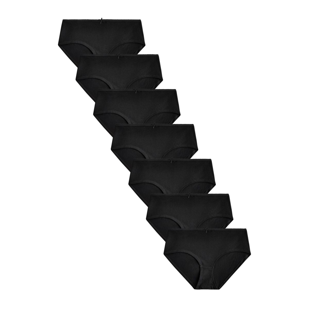 Culotte, lot de 7 noir, NEXT