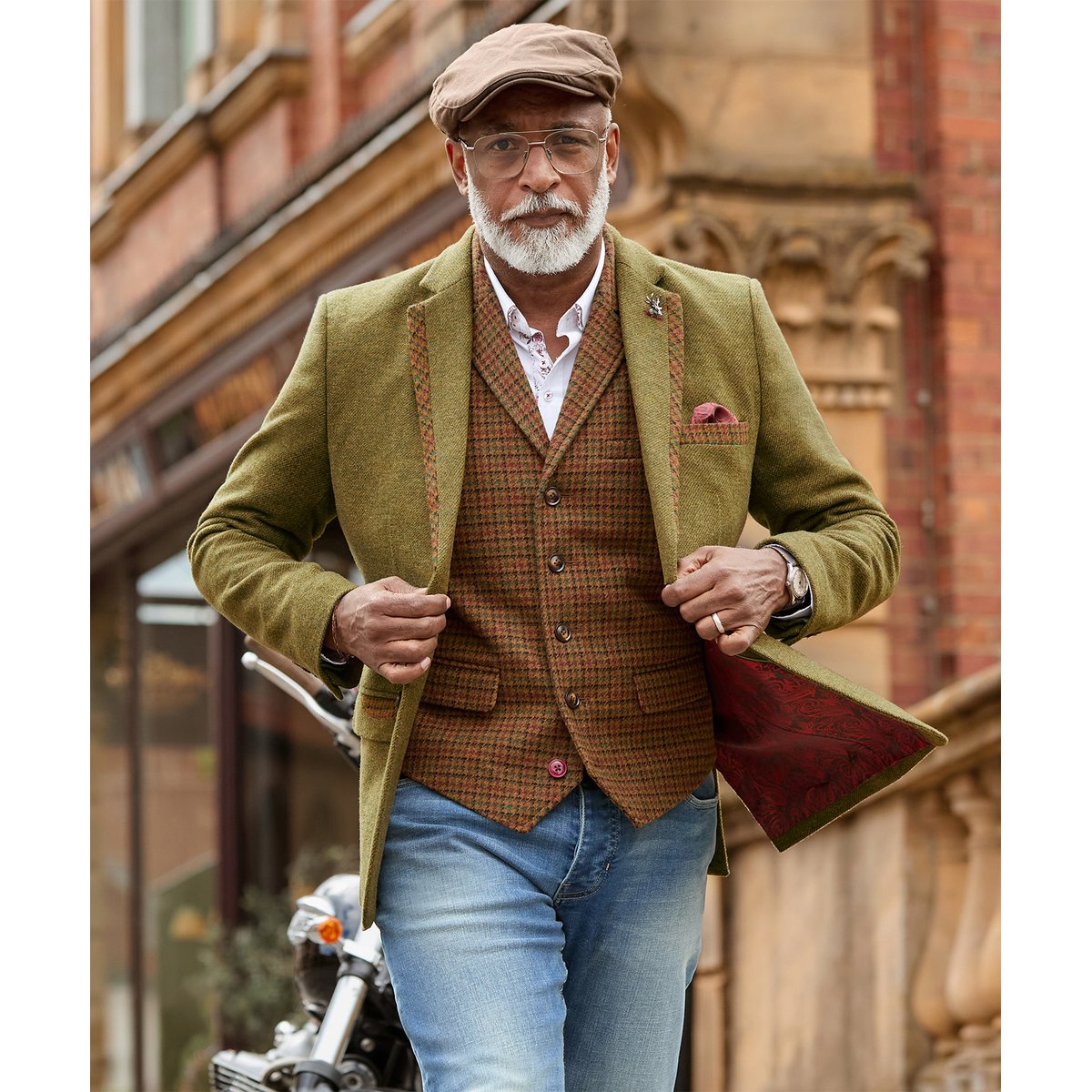 Élégant Blazer à Finitions Tradition vert, JOE BROWNS
