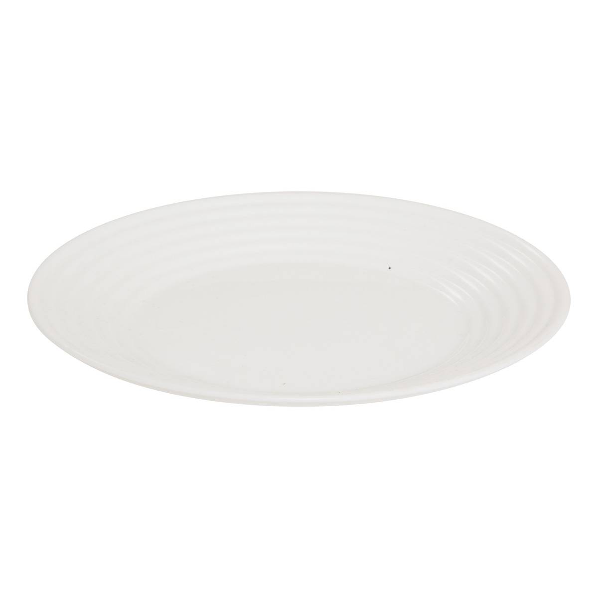 Lot de 12 assiettes dessert D19cm HELOISE blanc, ATMOSPHERA