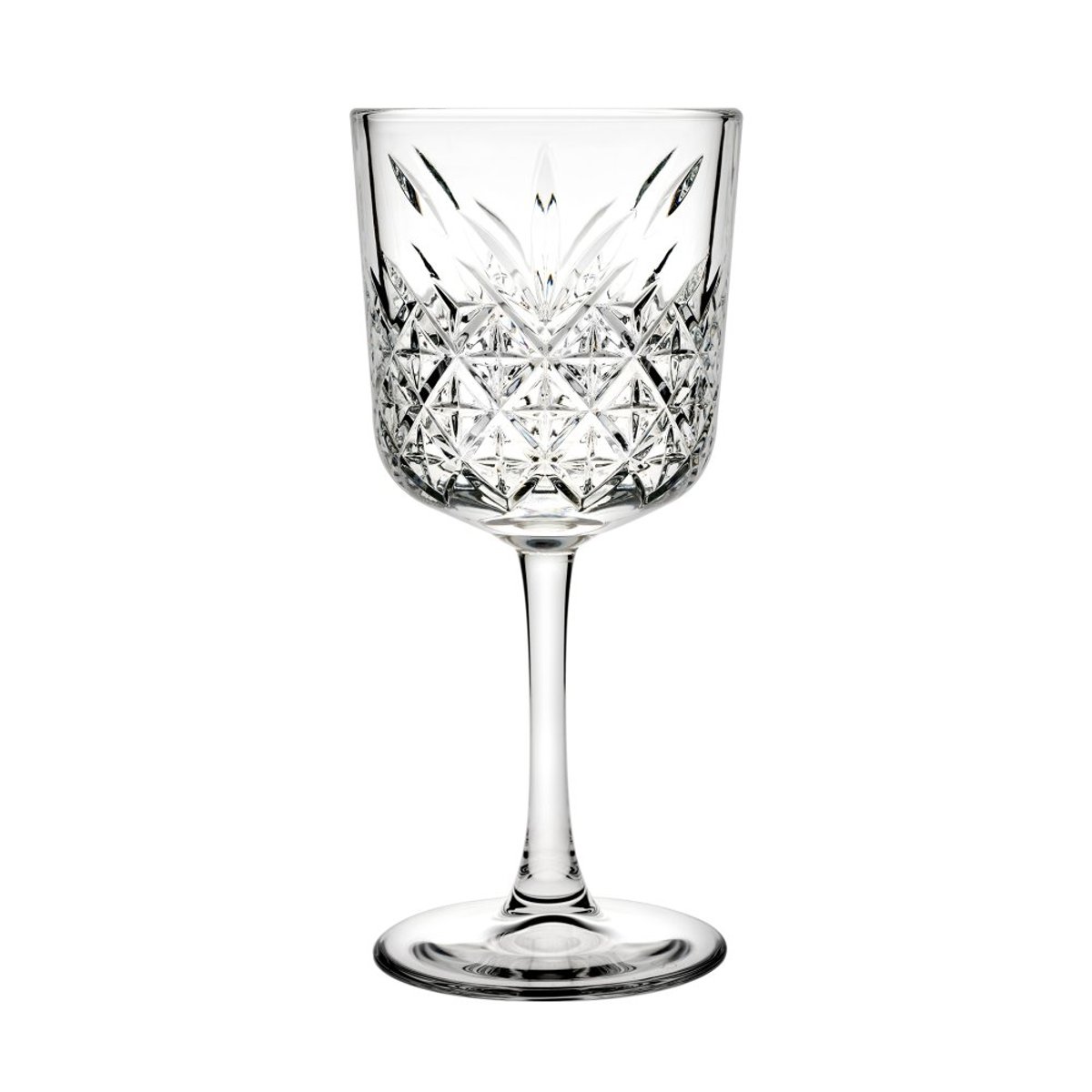 Boite de 4 verres à vin Timeless 33 cl transparent / cristal, PASABAHCE
