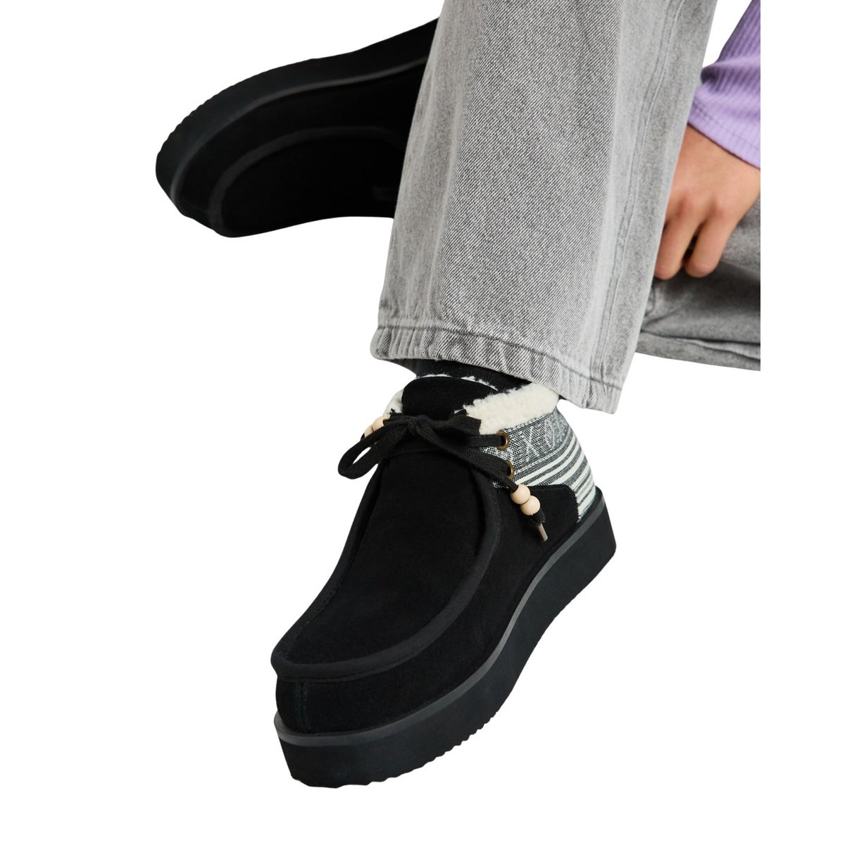 Bottes en suède PASHTA. noir black, ROXY