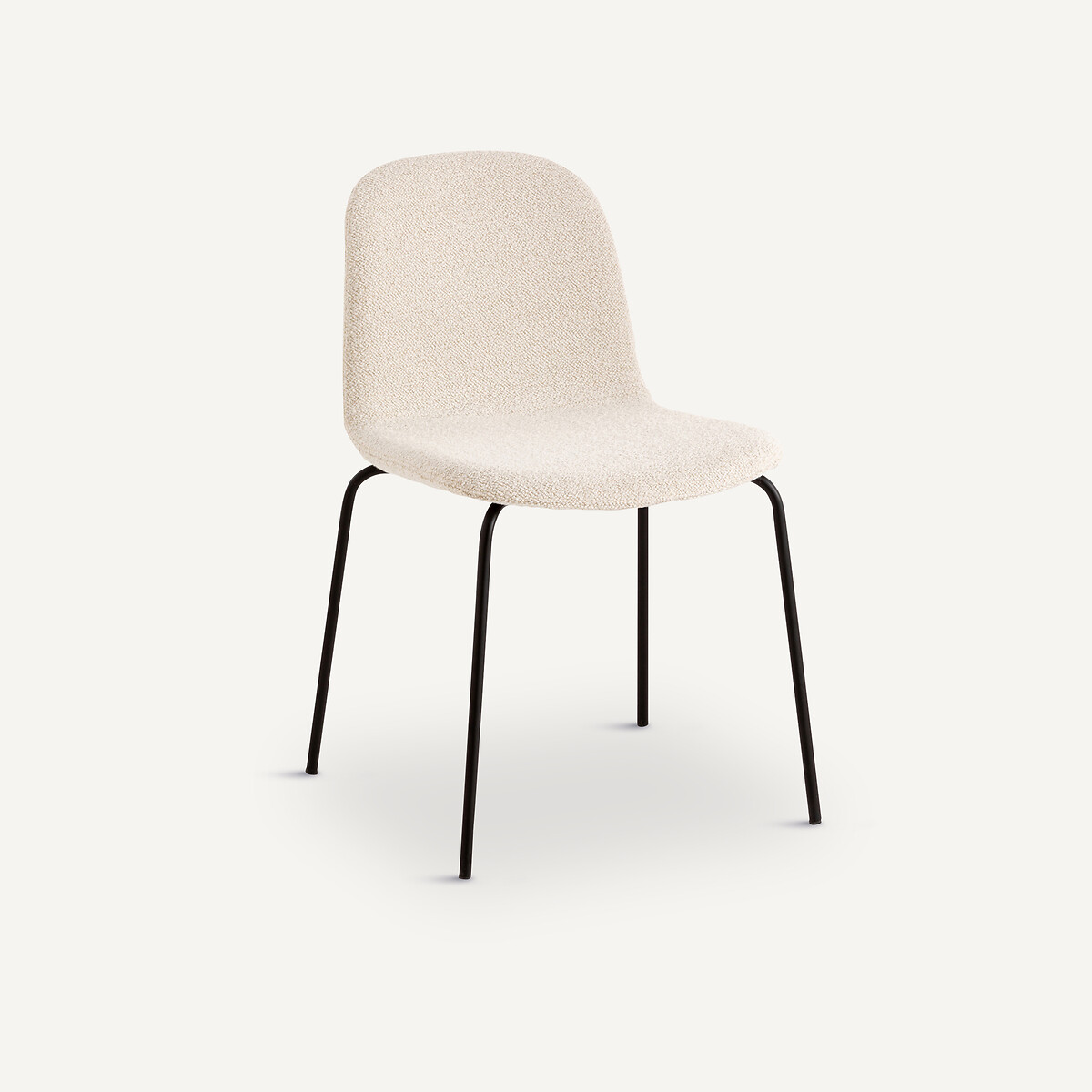 Sedia bouclé, Tibby gesso, AM.PM