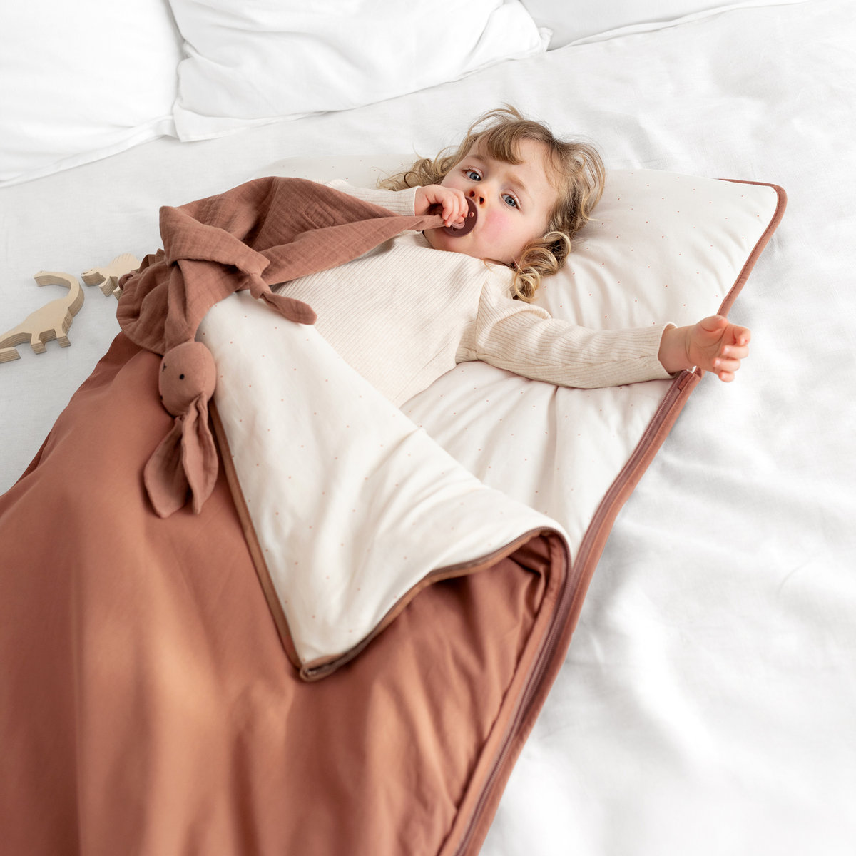Sac de couchage nomade bébé - TOG 1-3 Confort 4 Saisons moka, BEMINI