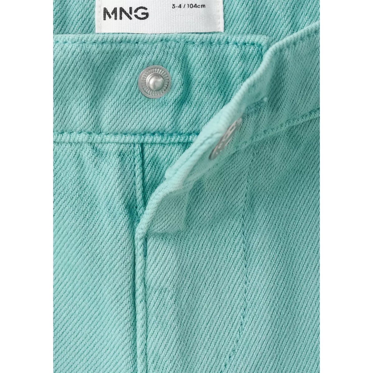 Bermuda jean turquoise, MANGO BABY