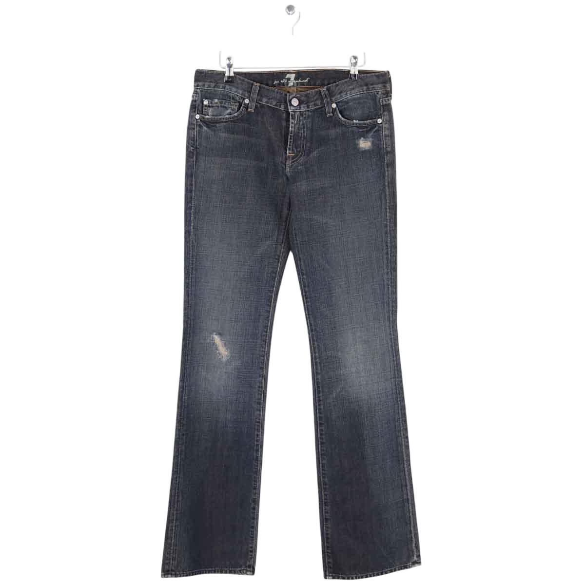 Jean droit - Très Bon État bleu, 7 FOR ALL MANKIND