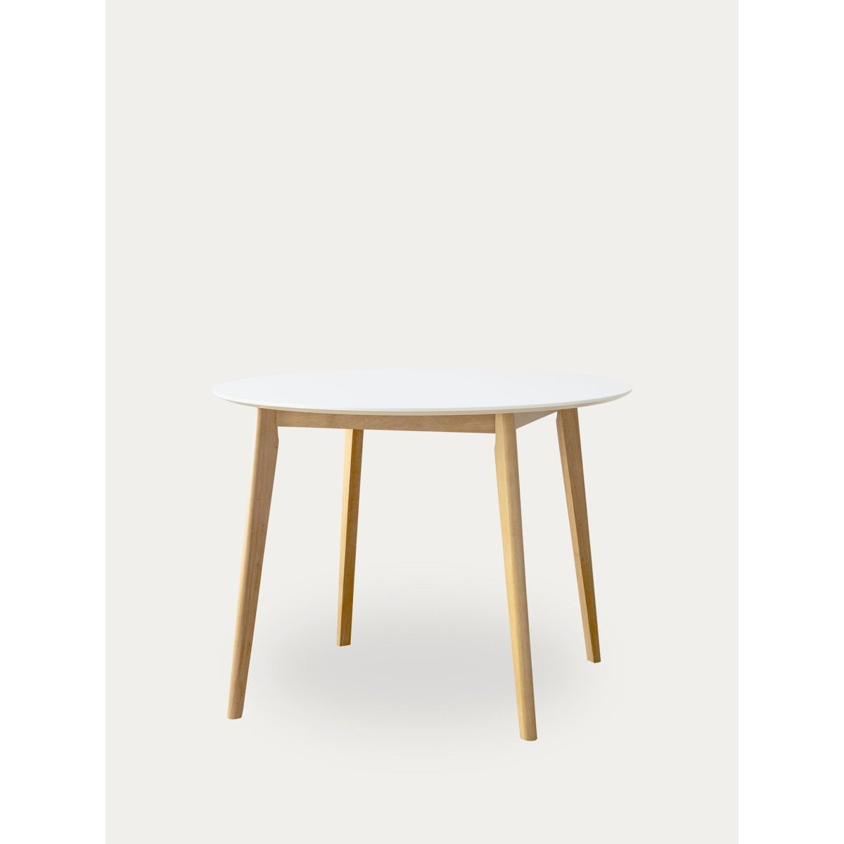 Table à manger DM - BASIC beige clair - blanc, KENAY