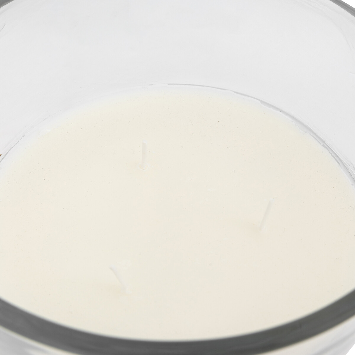 Small English Pear & Freesia Scented Glass Candle white, ÉDITÉ