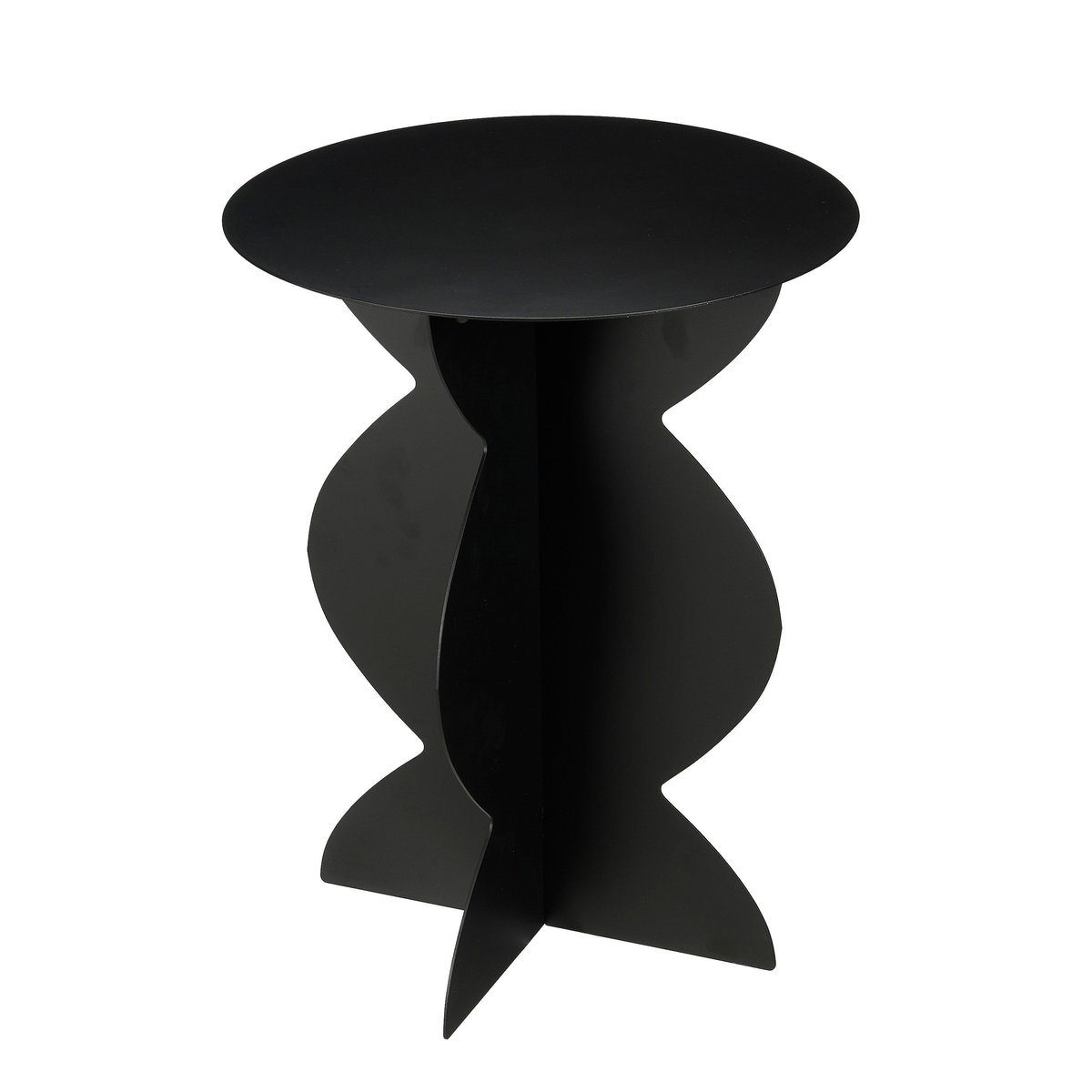 Table d'appoint Ø40 cm RAFI noir, MICA DECORATIONS