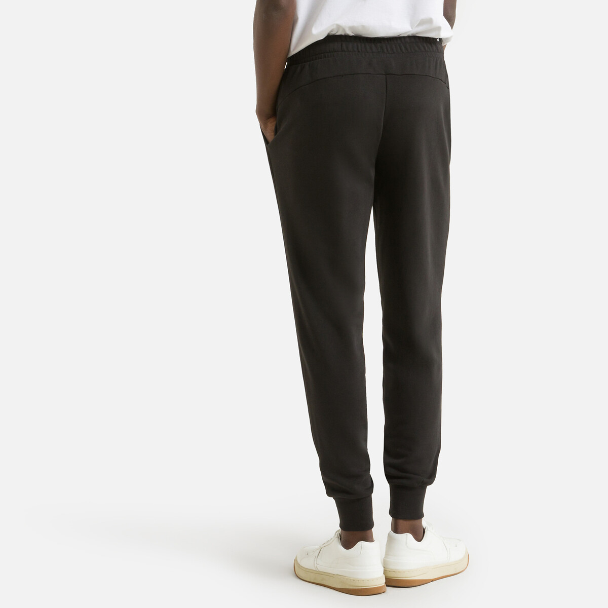 Pantalon de sport petit logo essentiel noir, PUMA