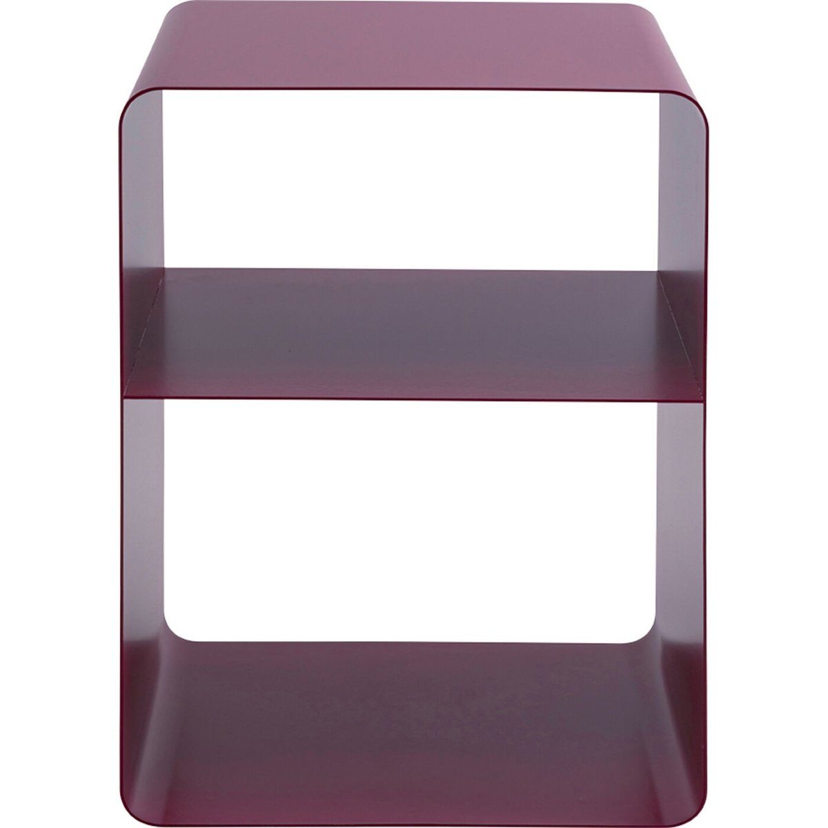 Table d'appoint en acier, LOUNGE violet, KARE DESIGN