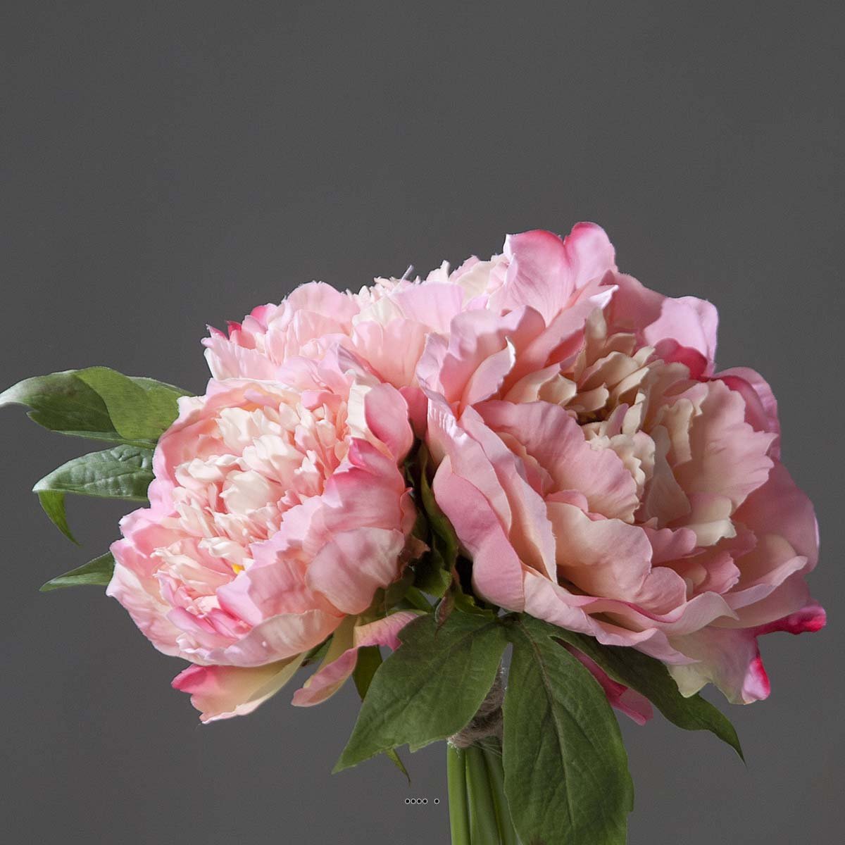 Bouquet de 3 Pivoines Rose epanouies artifici v002234, ARTIFICIELLES