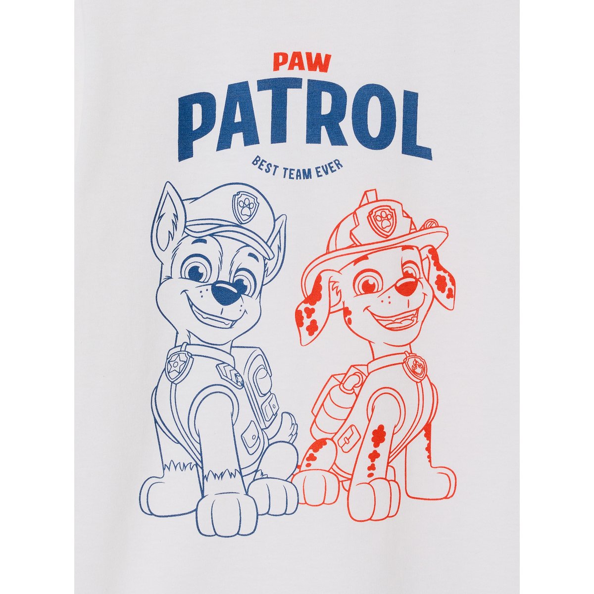 T shirt Pat Patrouille écru, VERTBAUDET