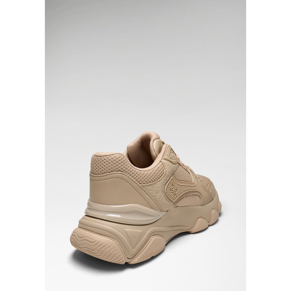 Chaussures De Course Avec Logo Mazzy beige, GUESS