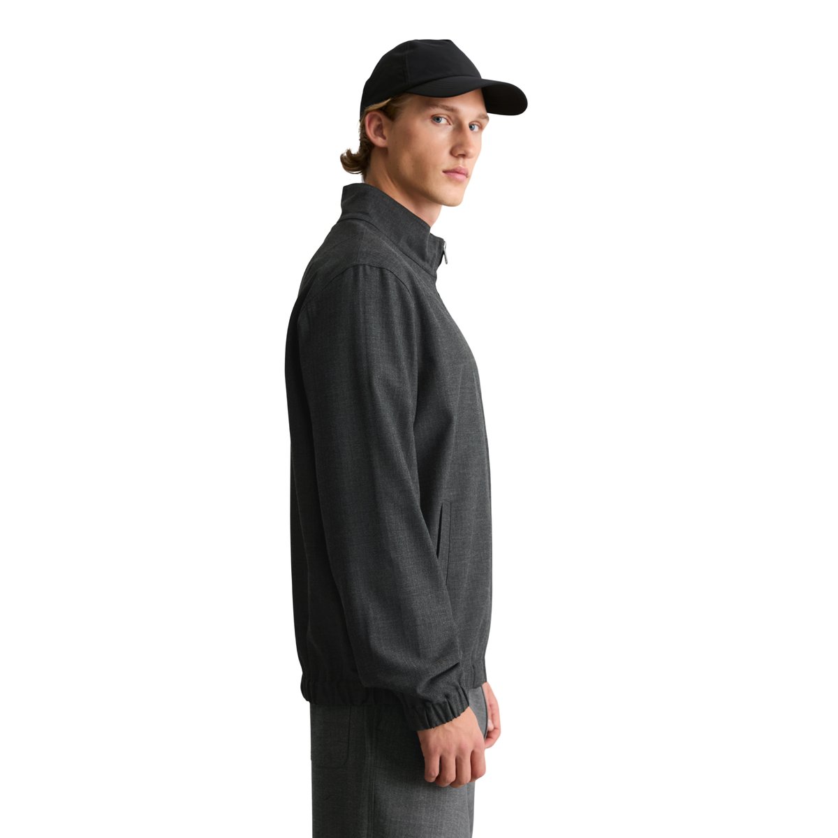 Surchemise coupe classique avec un motif en chevrons gris, MARC O’POLO DENIM