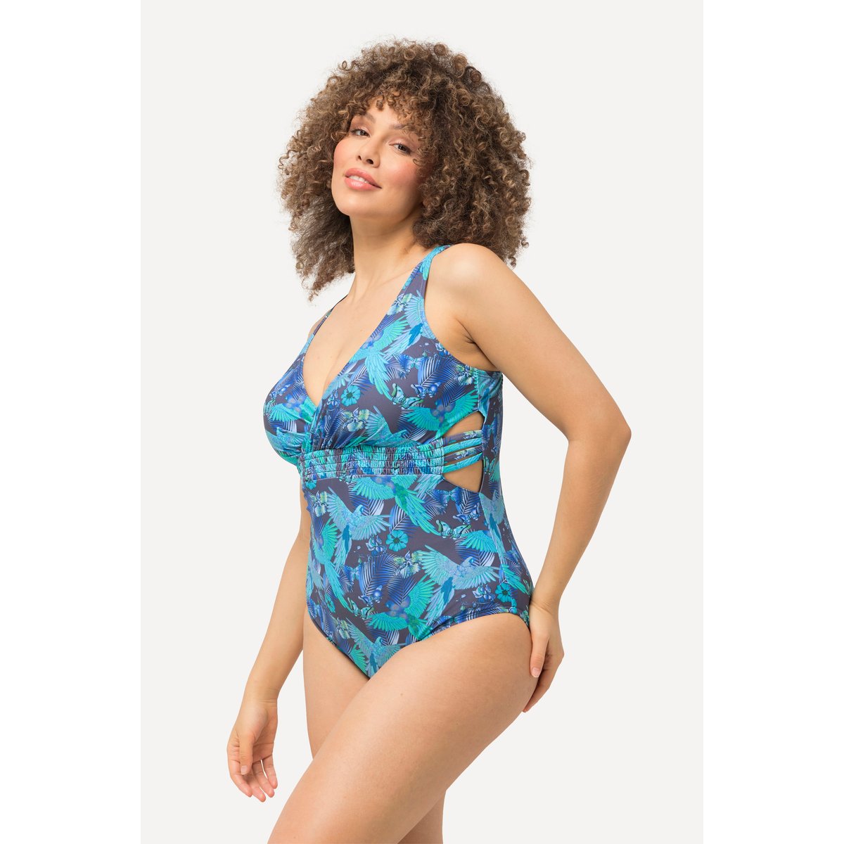 Maillot de bain à bonnets souples olive foncé, ULLA POPKEN