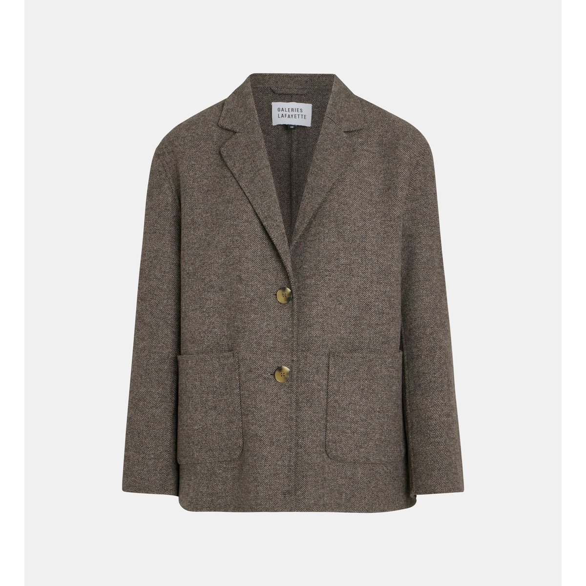 Veste droite eden twill beige, GALERIES LAFAYETTE