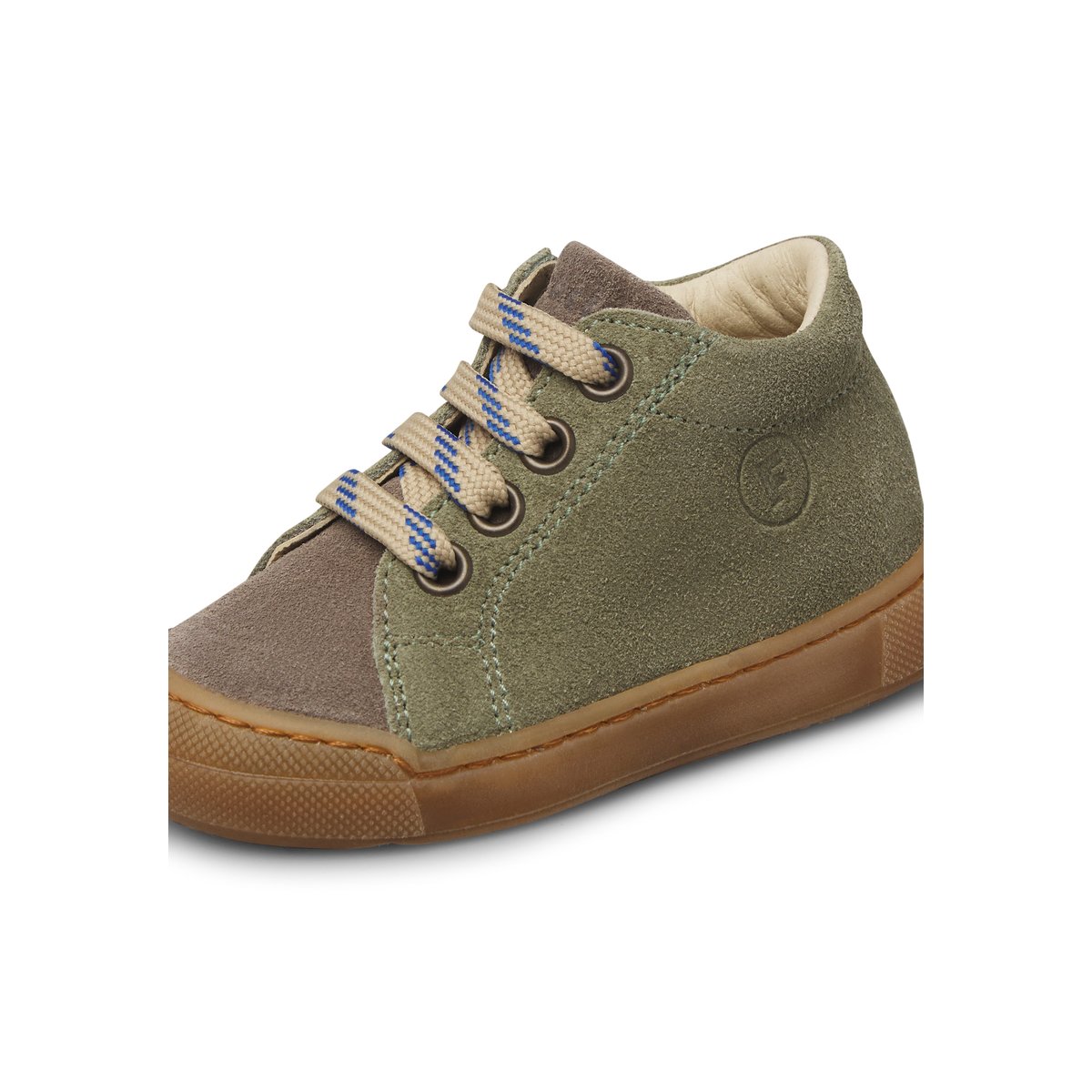 Baskets en suède SNOPES ZIP vert-gris, FALCOTTO