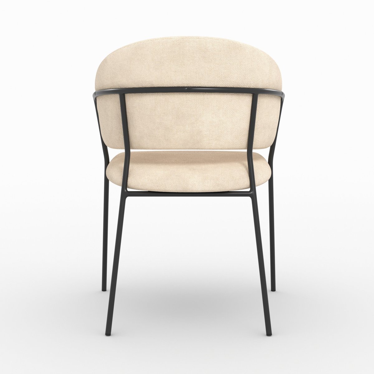 Chaise Amaya - AMAYA beige, MAISON PAVANE