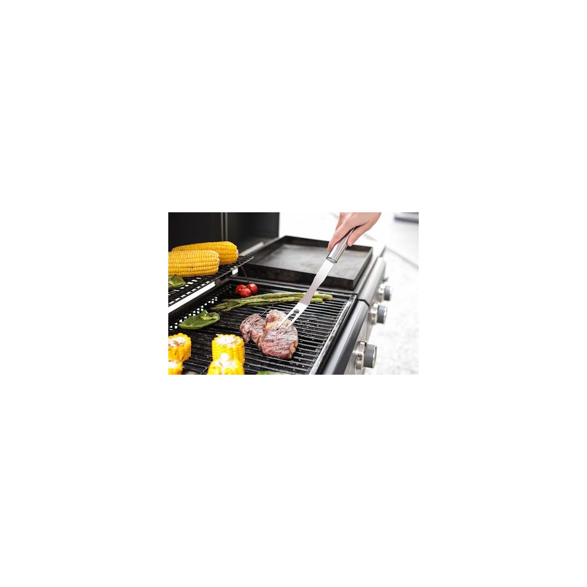 Ustensile barbecue MALETTE Set 5 pièces couleur unique, ESSENTIEL B