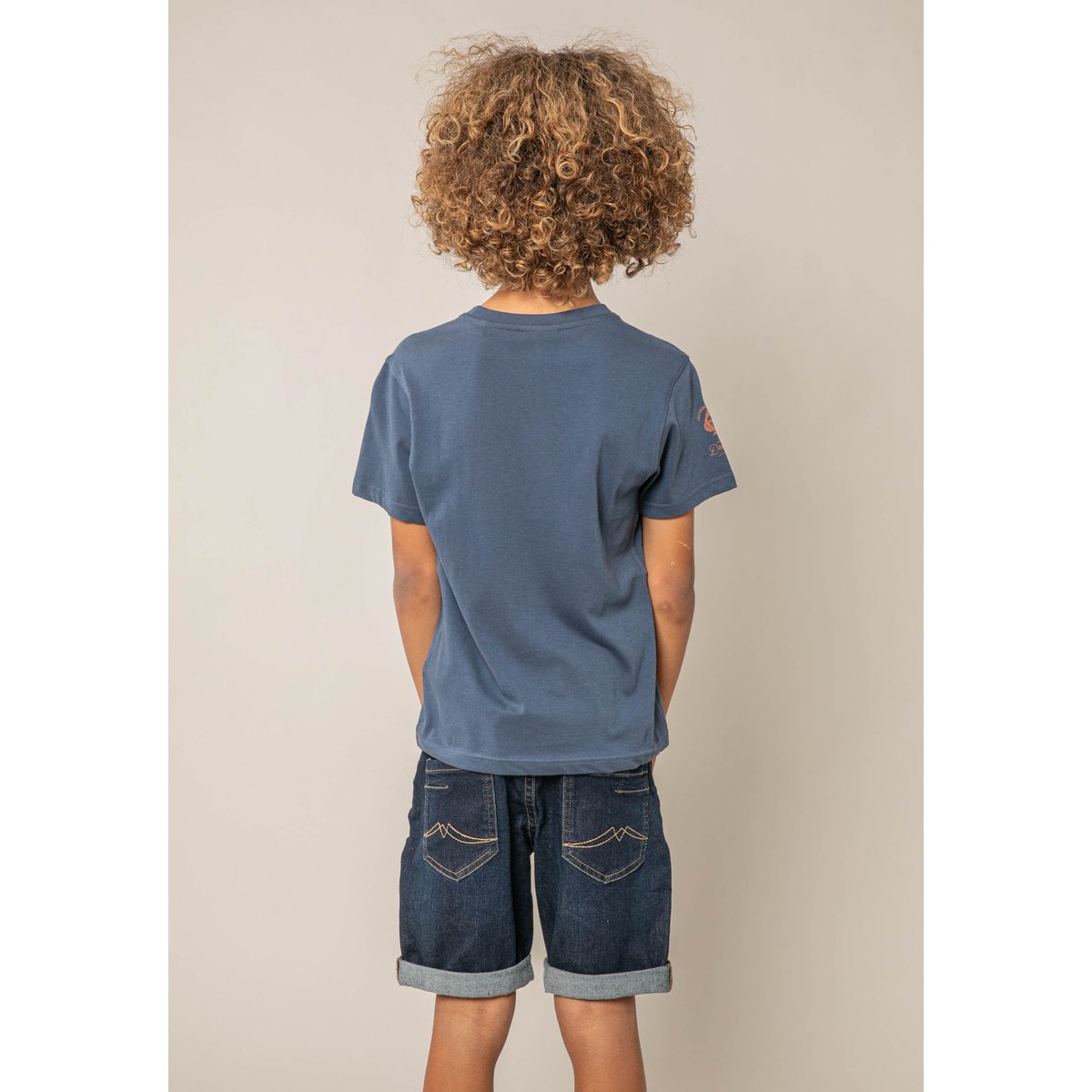 T-shirt garçon en coton PARK indigo, DEELUXE