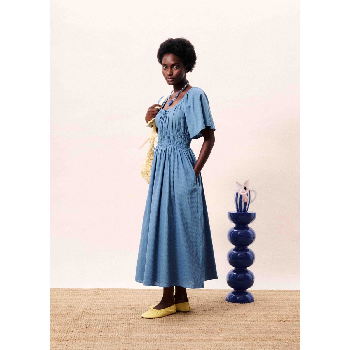 Robe YEMANJA bleu jean, FRNCH