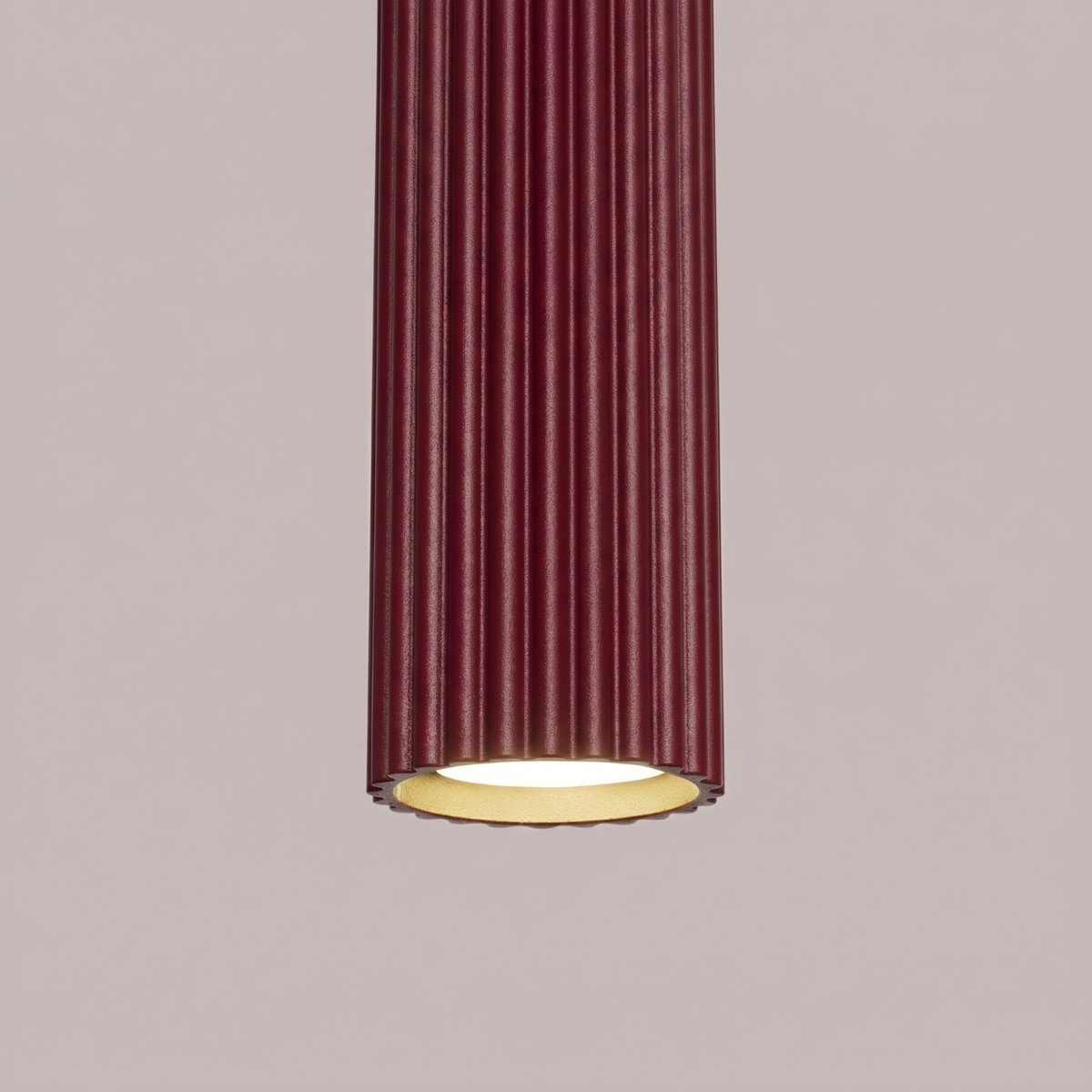 Suspension Aluminium Bourgogne GU10 3 Karbon bourgogne, EDEN