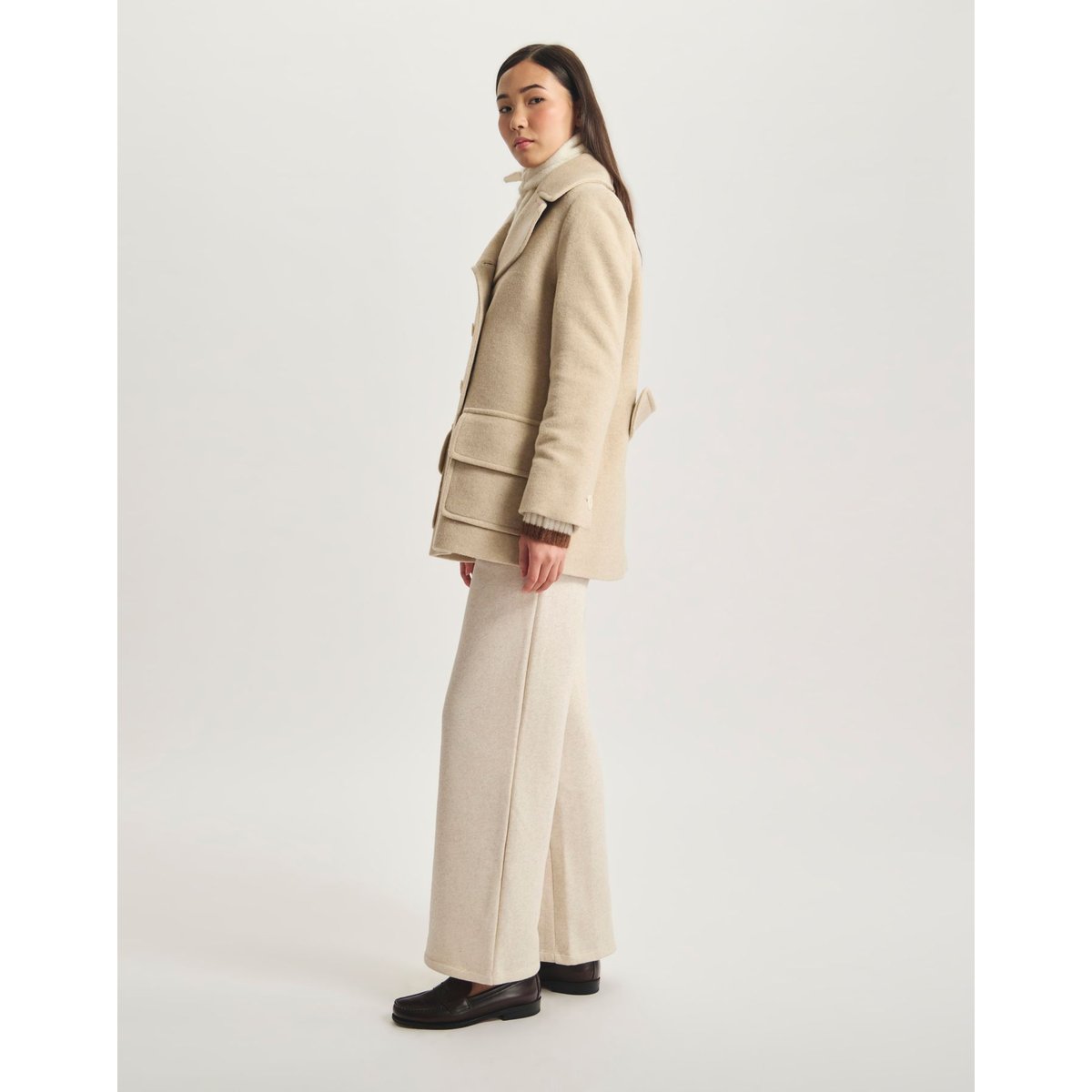 Caban Séraphine beige, INES DE LA FRESSANGE PARIS