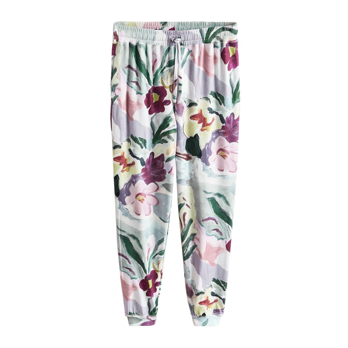 Pyjama confortable à manches longues vert sauge imprimé floral, NEXT