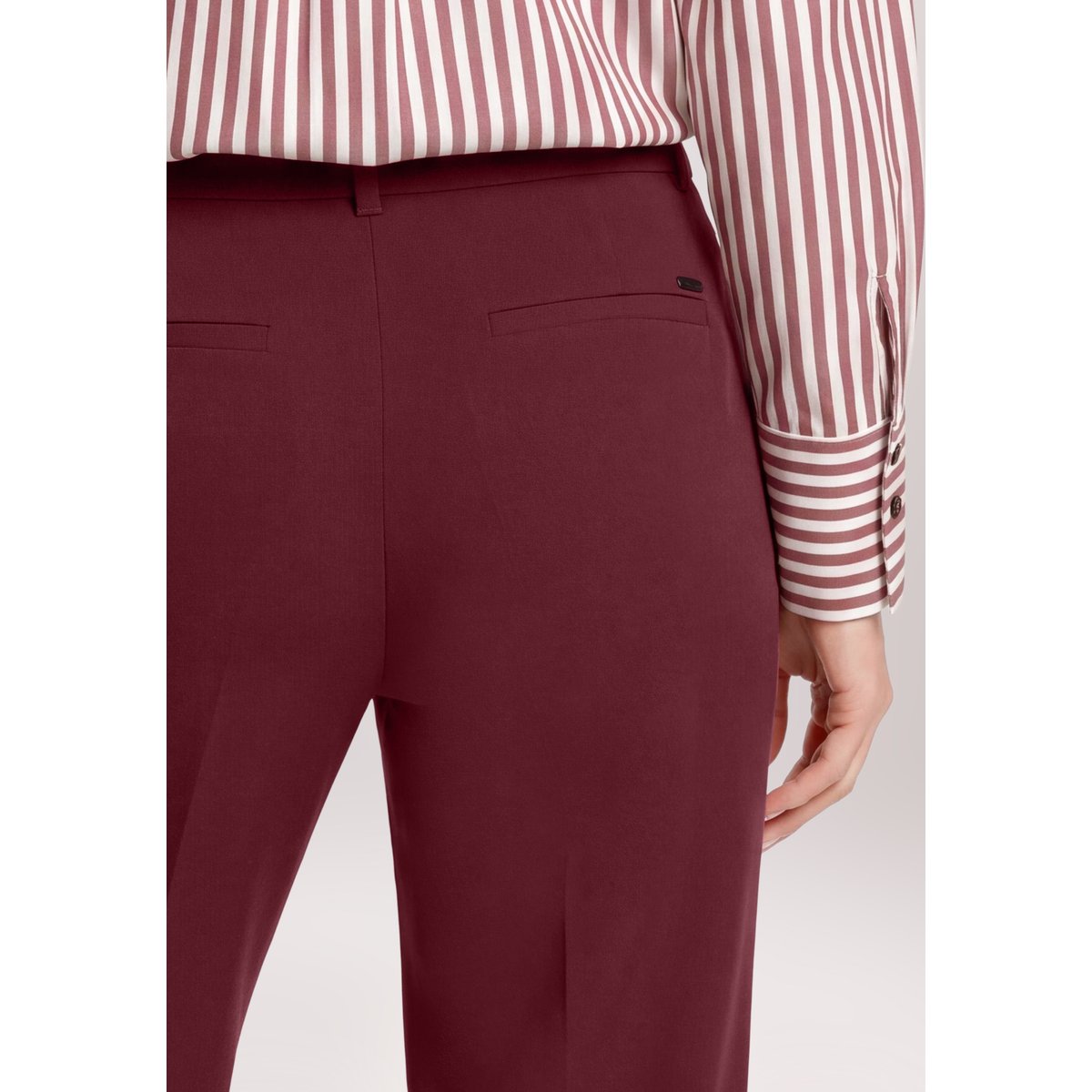 Pantalon de tailleur à poches fall burgundy, BETTY & CO