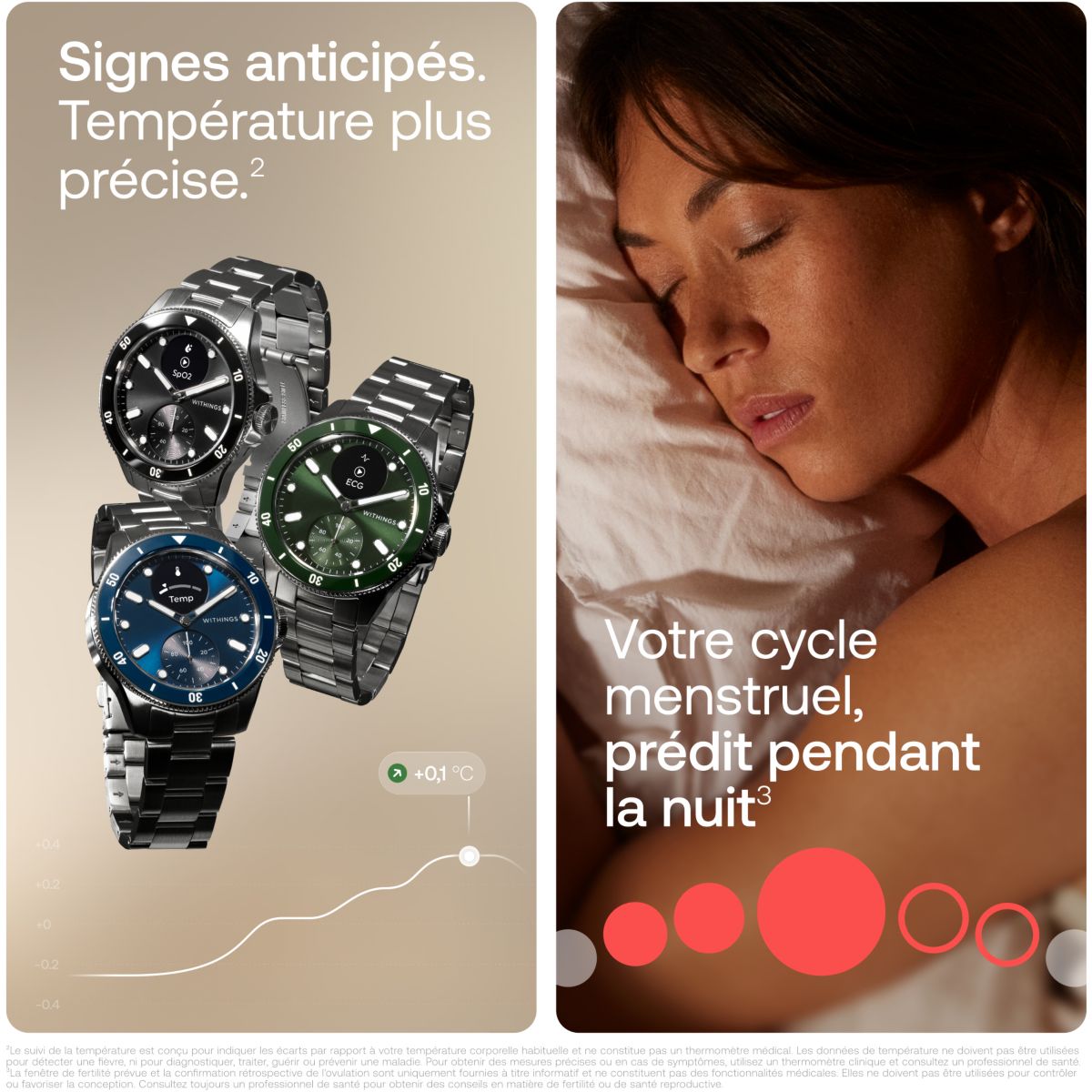 Montre santé Scanwatch Nova verte vert, WITHINGS