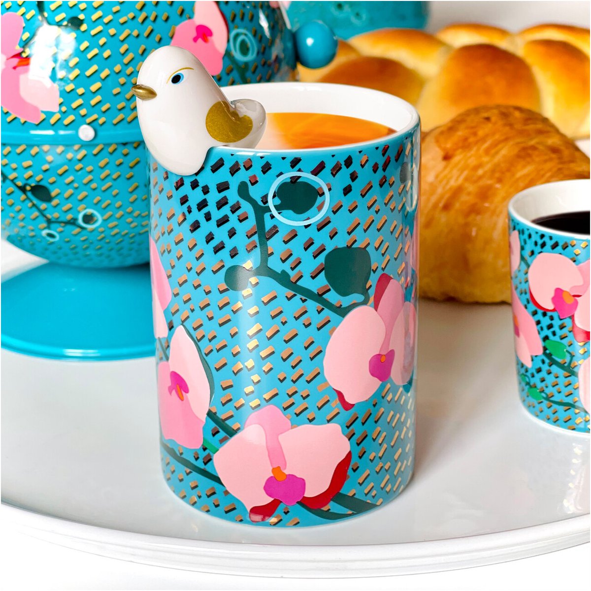 Infuseur à thé Tititweet blanc, PYLONES
