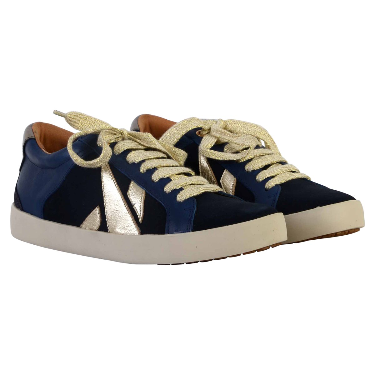 Basket Cuir Sassy marine, EMILIE KARSTON