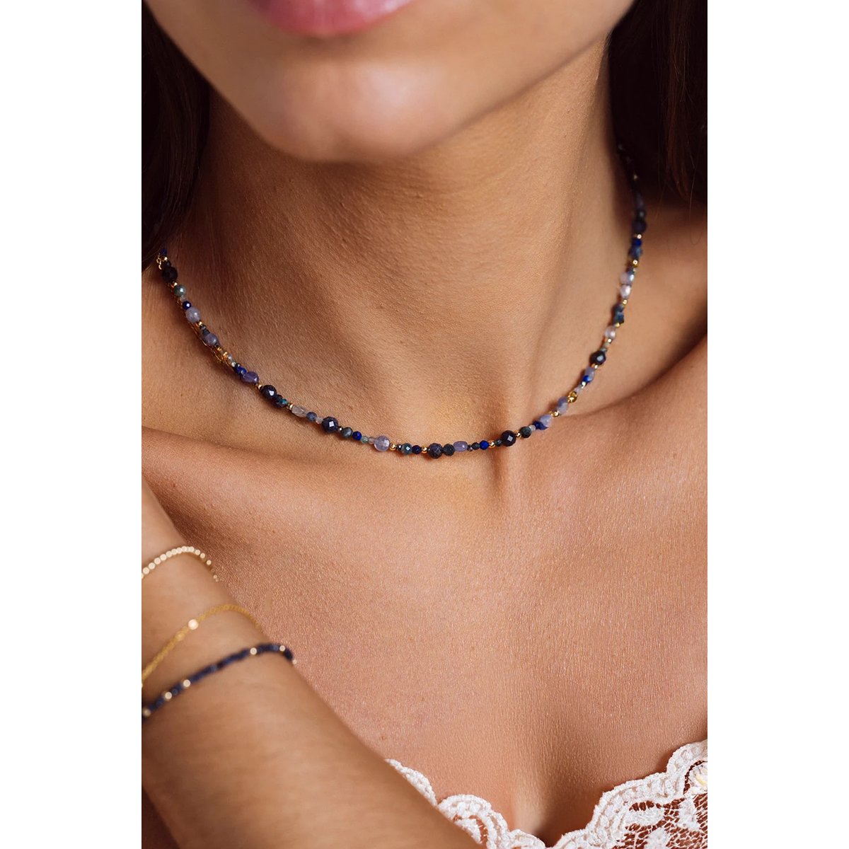 Collier Vénus - Azur azur, YAY PARIS