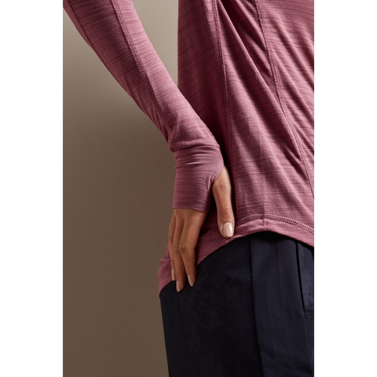 Haut à manches longues en tissu léger rose, NEXT