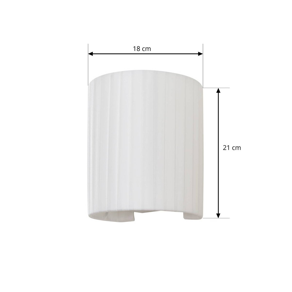 Applique en textile, Virelle blanc, LINDBY