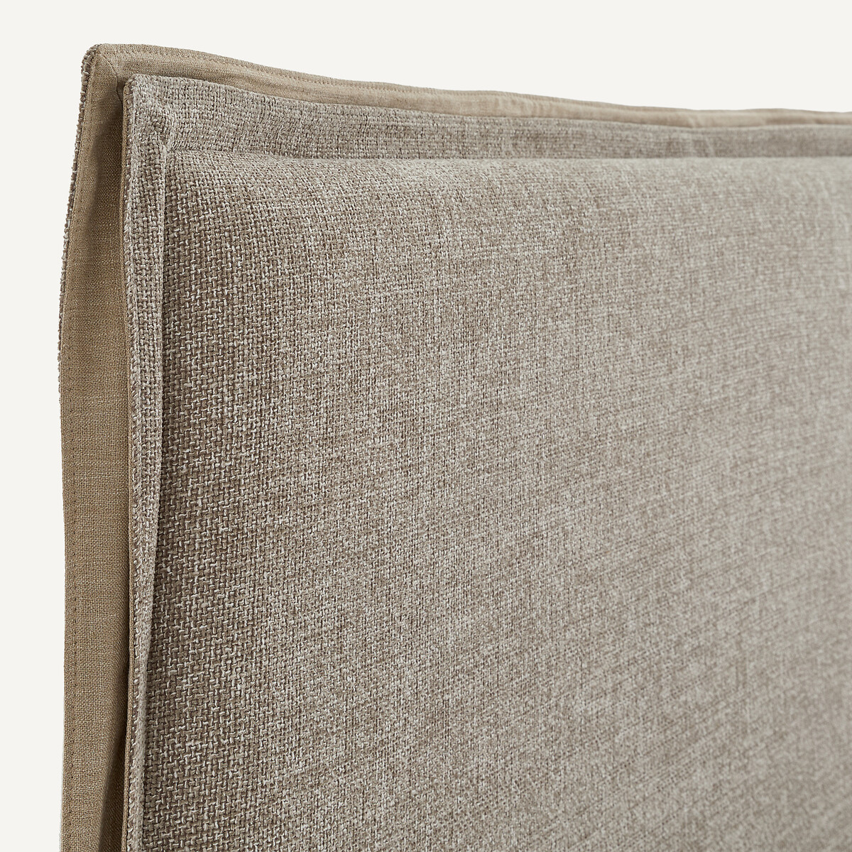 Housse pour tête de lit, en tissu texturé, CONNOR marron glacé, AM.PM