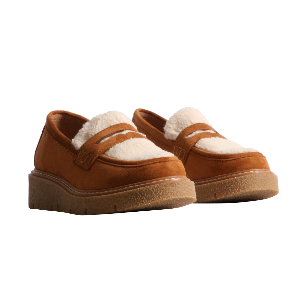 Mocassin à Enfiler camel, THE DIVINE FACTORY