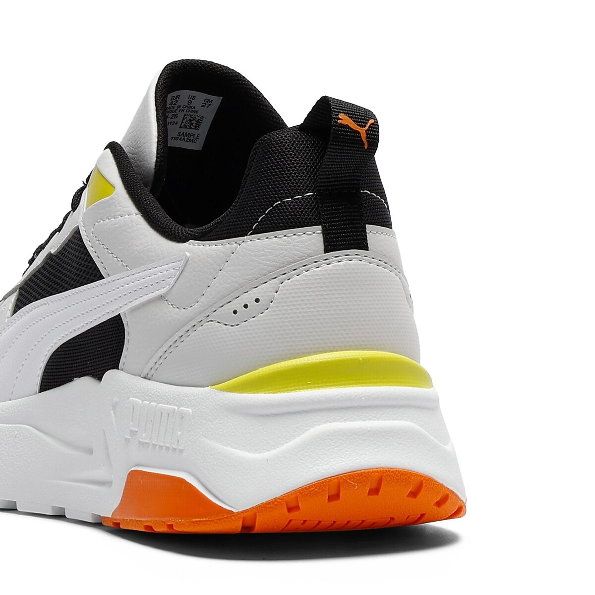 Baskets Trinity 2 LT blanc/noir/jaune, PUMA