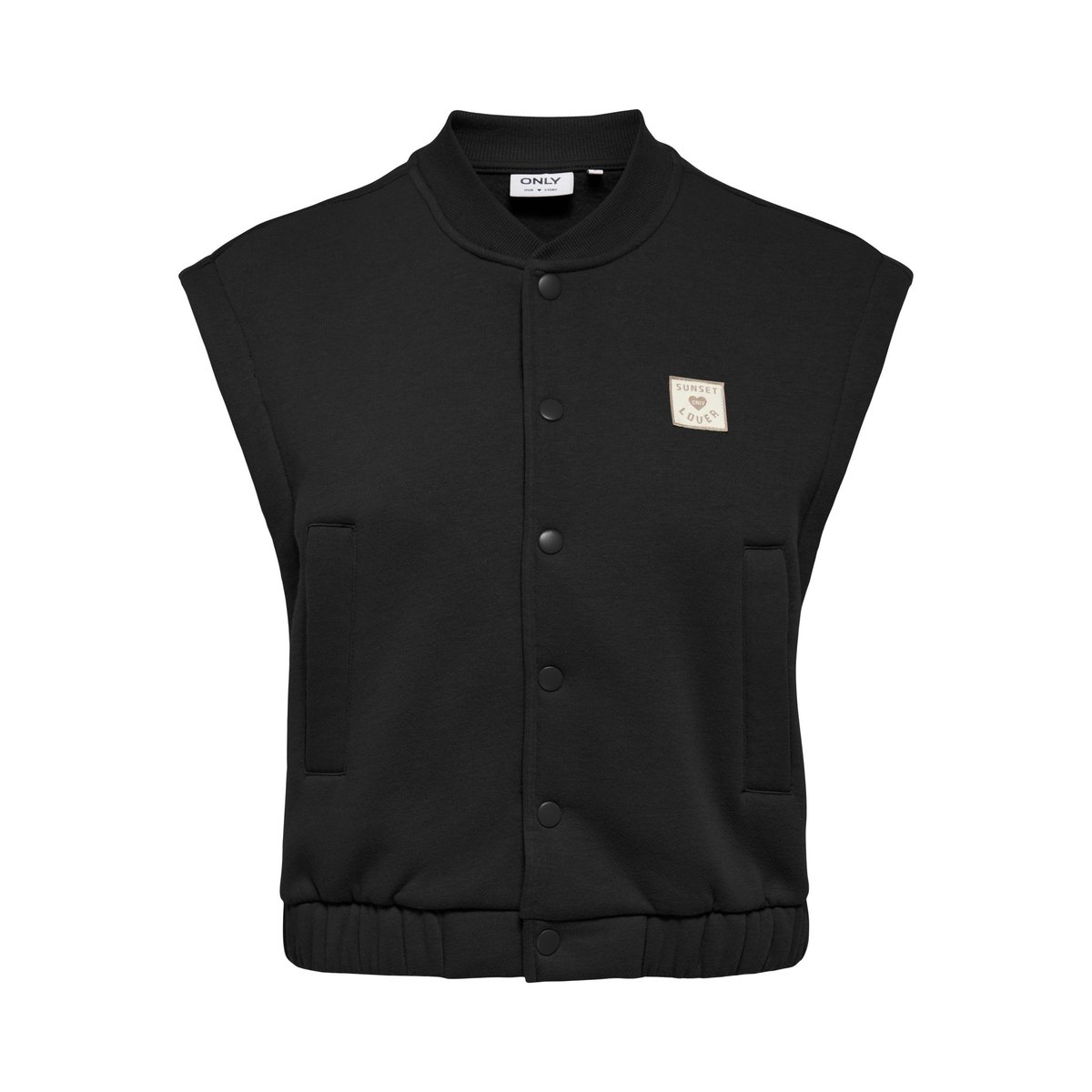 Gilet black 1, ONLY CARMAKOMA