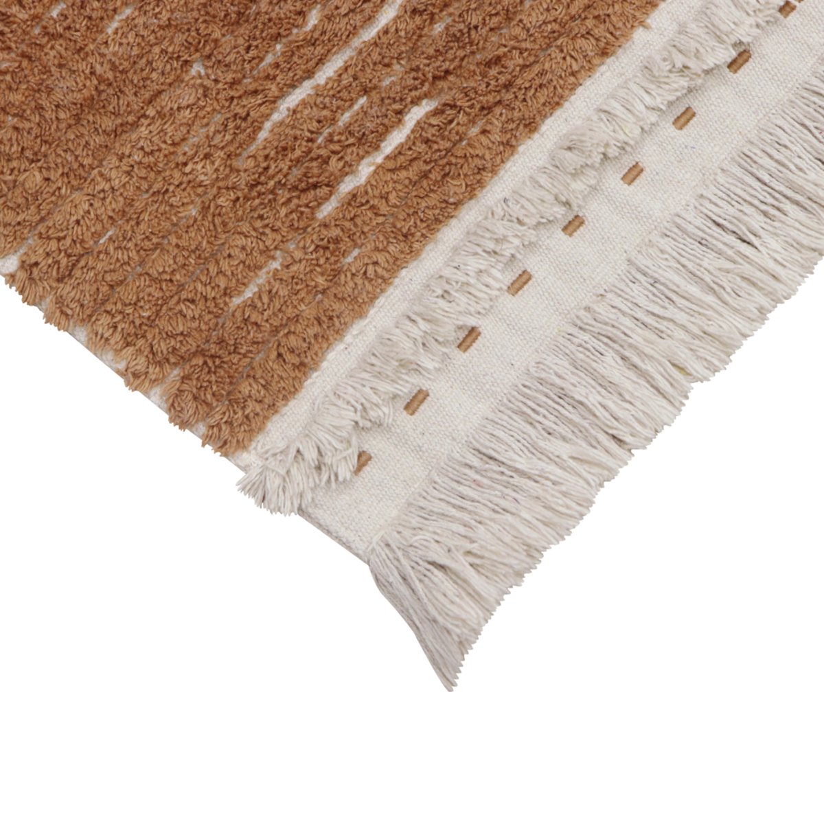 Tapis Rectangulaire en coton Tapis réversible Duetto REVERSIBLE marron, LORENA CANALS