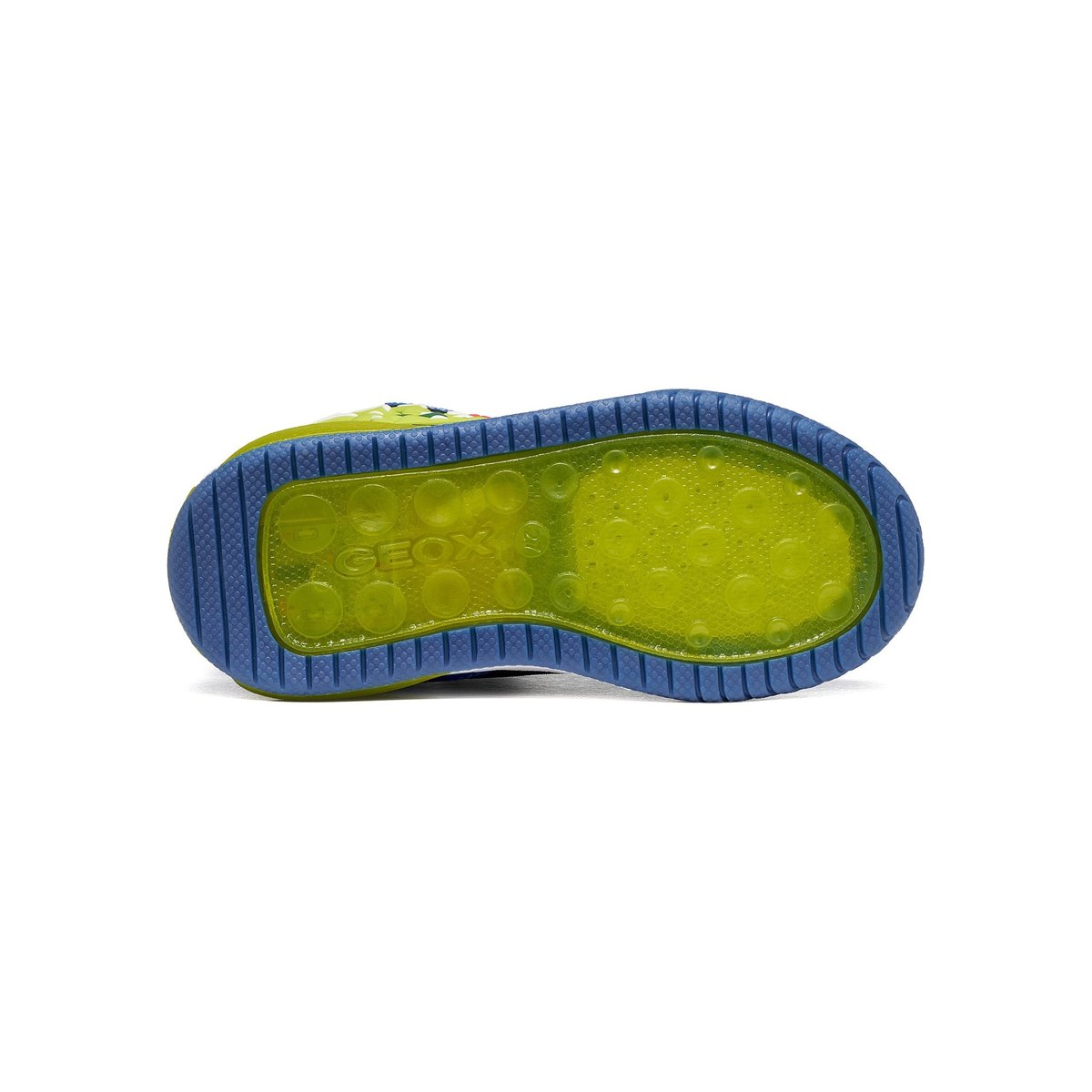 Baskets À Led J INEK bleu roi/citron vert, GEOX
