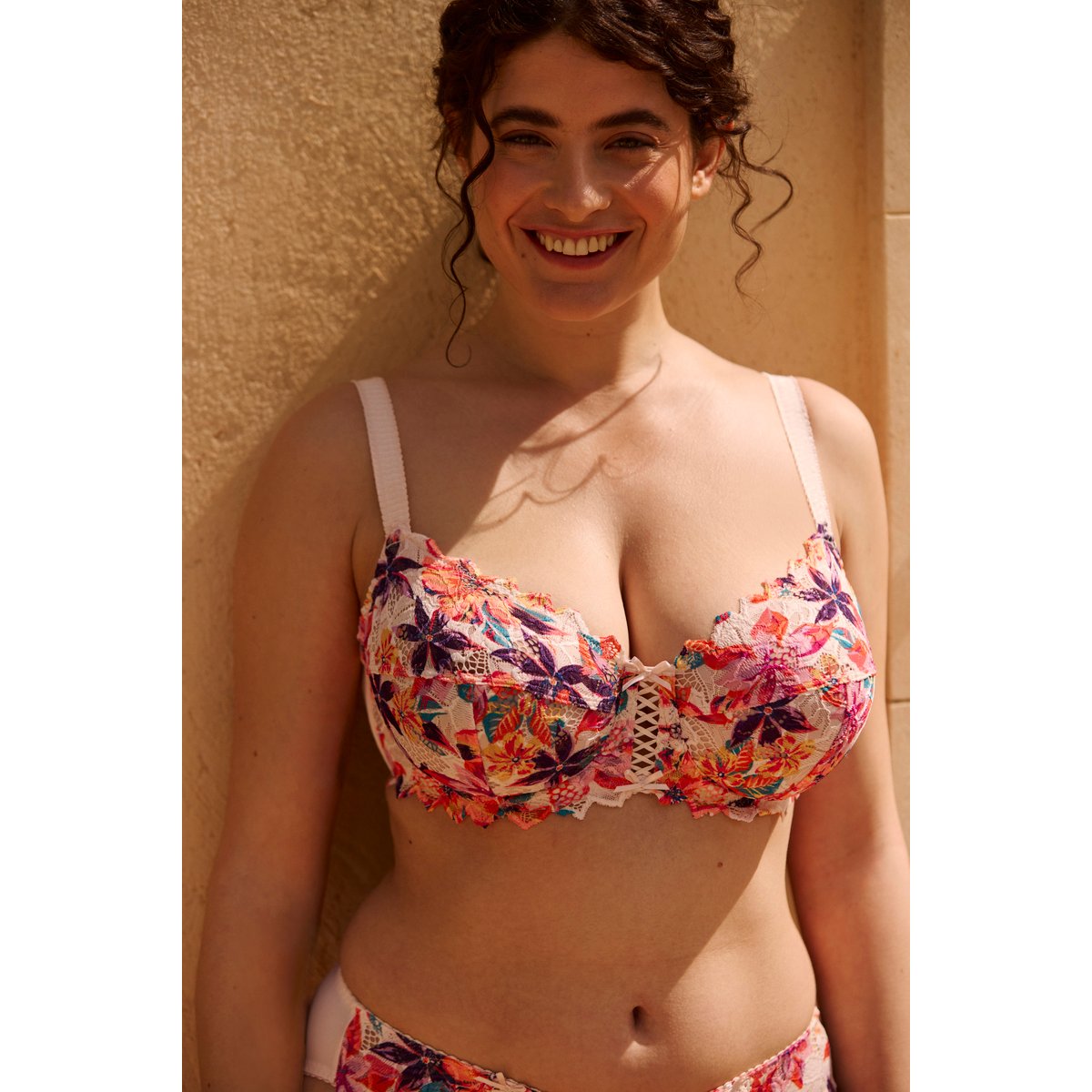 Soutien-gorge emboîtant Arum Mosaic imprimé fleurs du paradis, SANS COMPLEXE