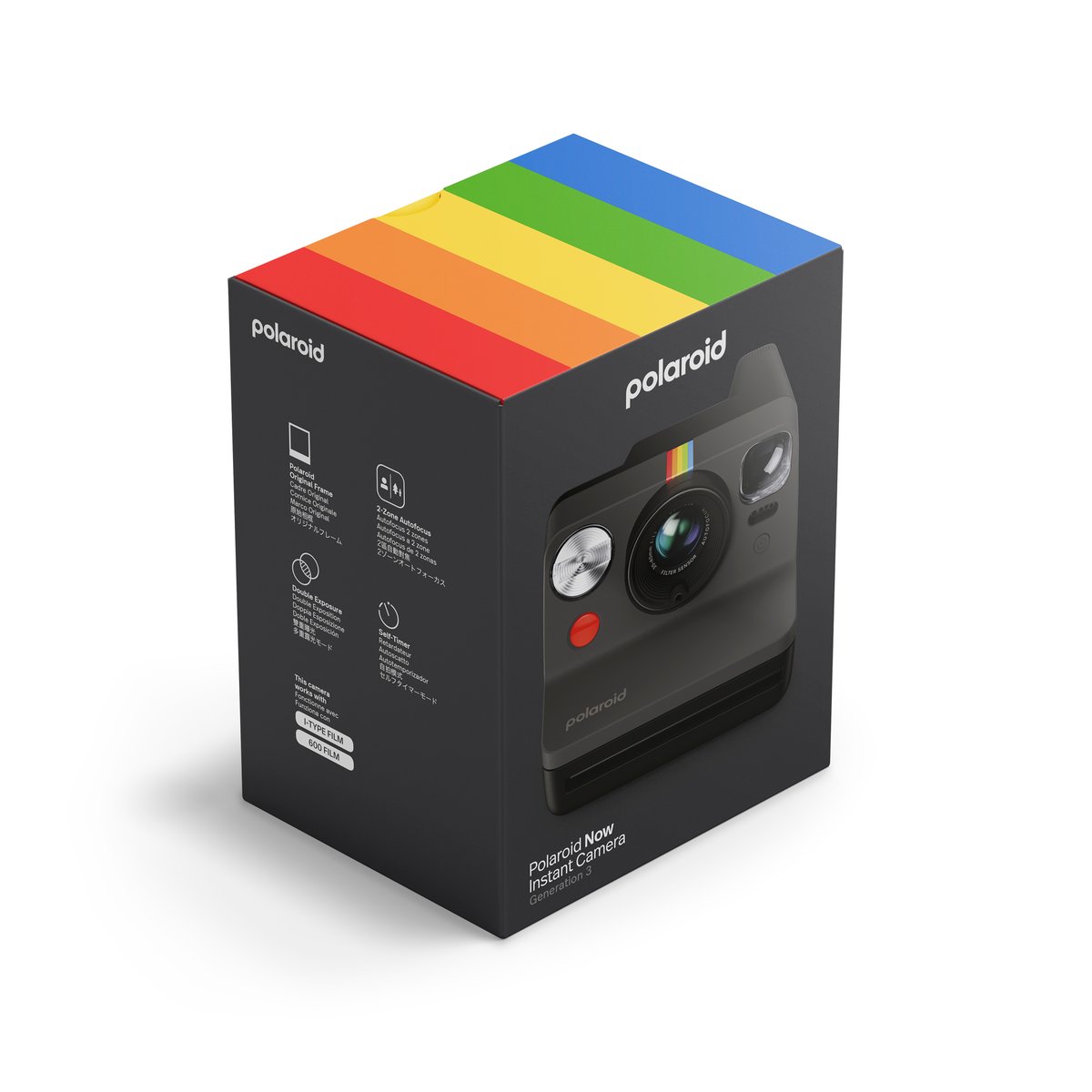 Appareil photo instantané NOW GEN 3 noir, POLAROID