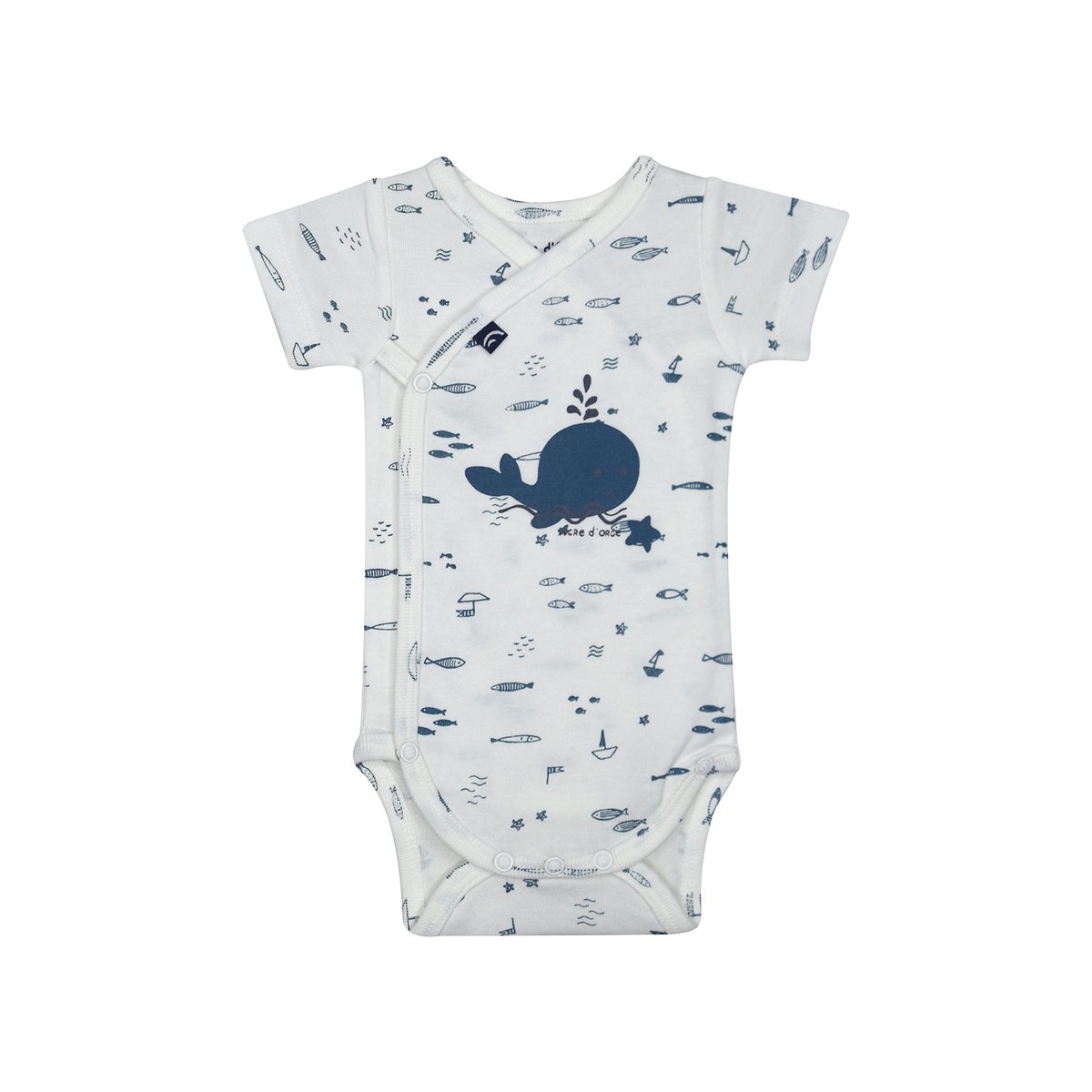Lot de 2 bodies lorca ouverture devant naissance bleu, SUCRE D'ORGE