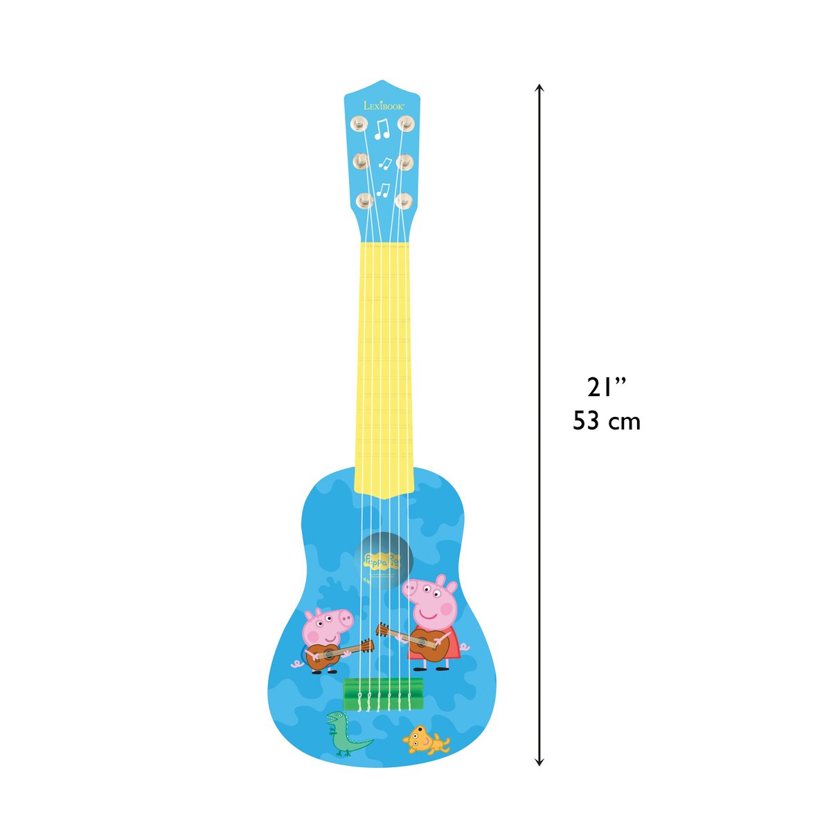 Ma première guitare Peppa Pig bleu, LEXIBOOK
