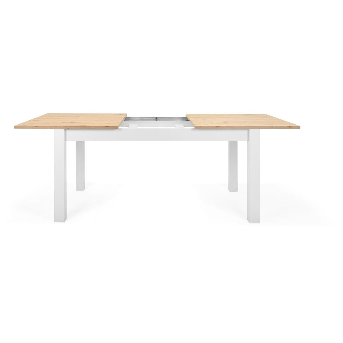 Table à manger extensible - ODENSE blanc, HOMIFAB