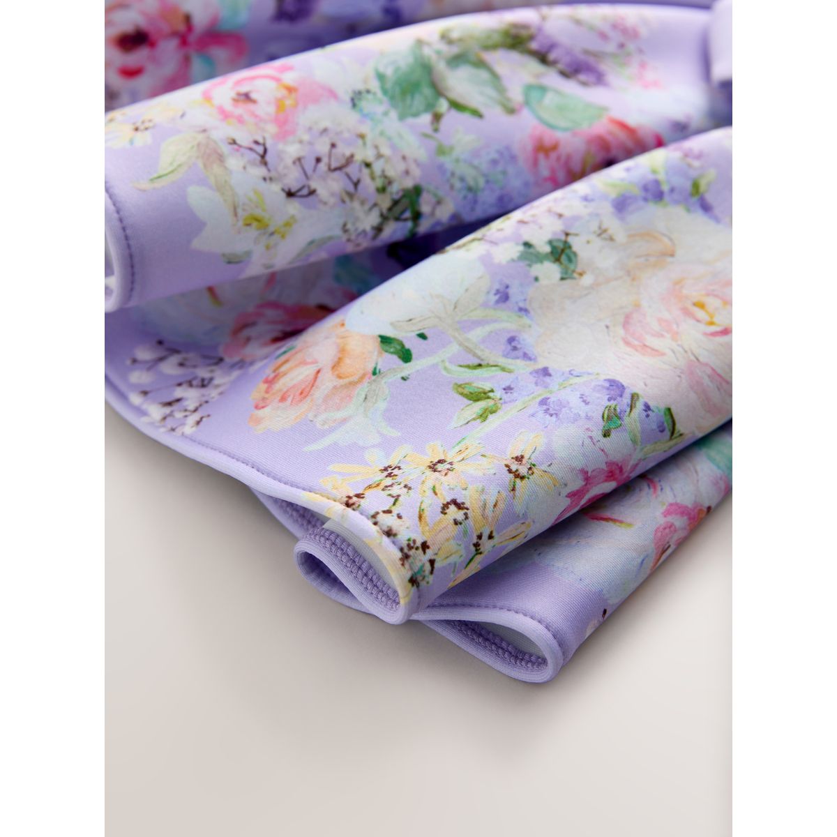 Robe style néoprène pour grandes occasions lilas floral, NEXT