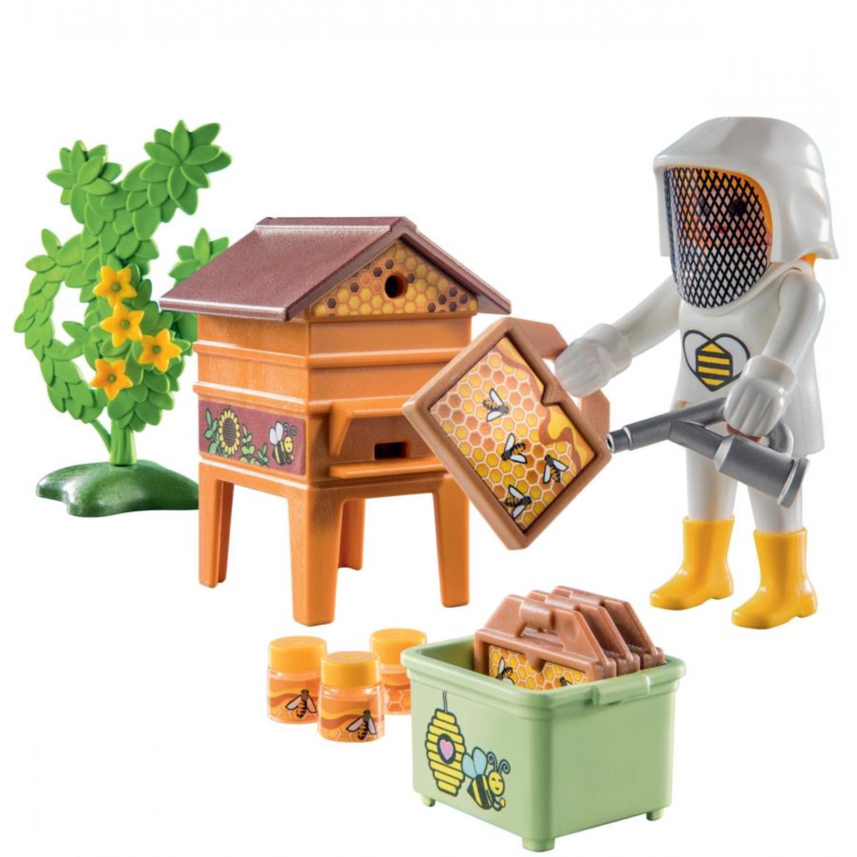 Apicultrice avec ruche multicolore, PLAYMOBIL