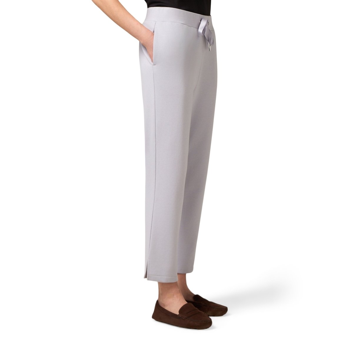 Cotton blend joggers petrol blue, OLTRE