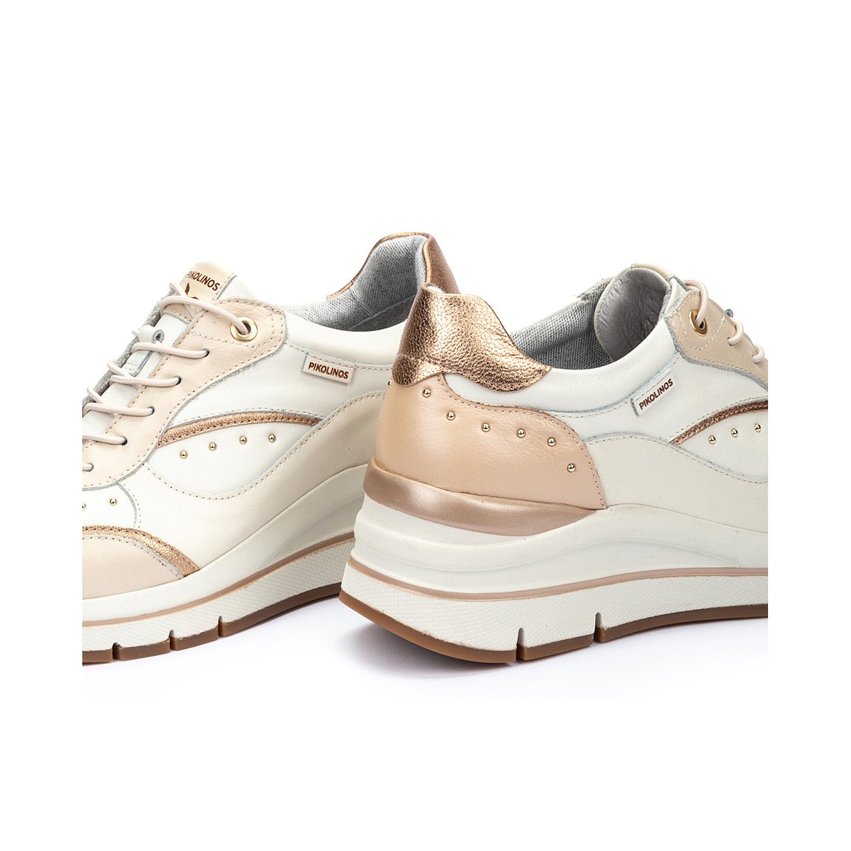 Baskets cuir Girona off white, PIKOLINOS